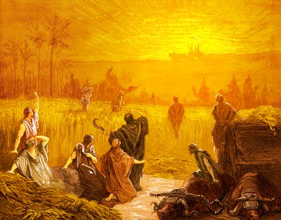 Return of the Ark to Beth Shemesh - Bible by Gustave Dore